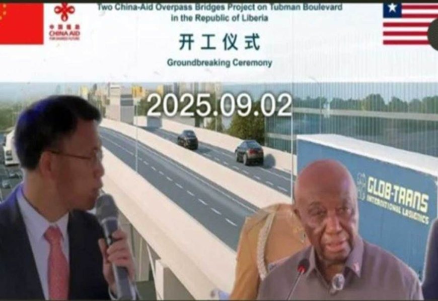 Boakai Breaks Ground; Moniba Says ‘It’s Old Project’