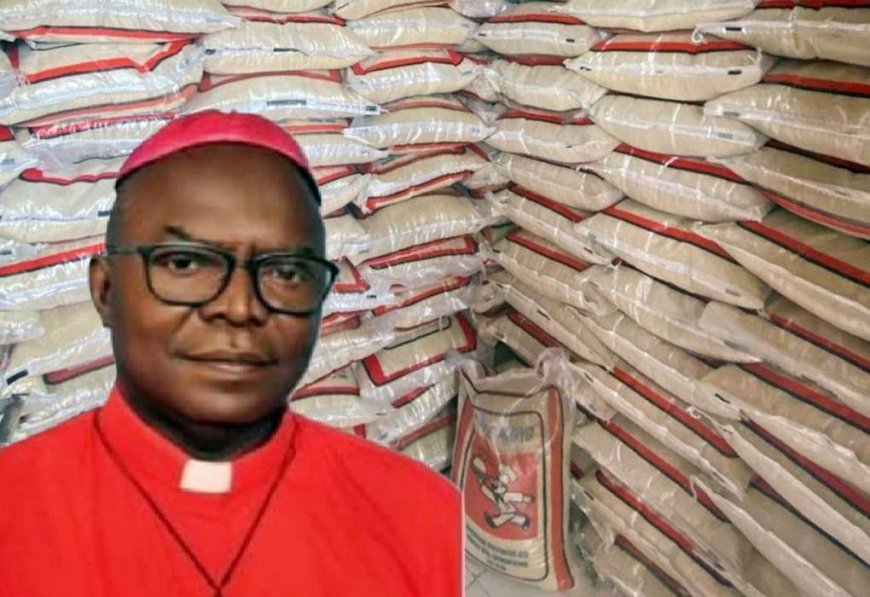 Bishop Donyen Donates 1,200 Bags of Rice To Vulnerable Communities