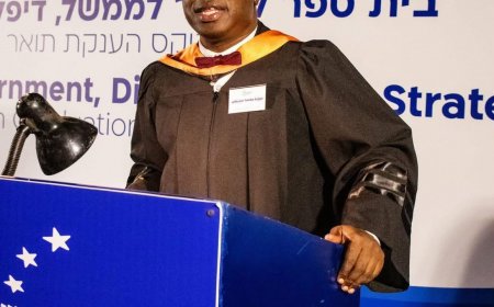 Former Monrovia City Mayor Jefferson Koijee Earns Master’s Degree from Israel’s Prestigious Reichman University