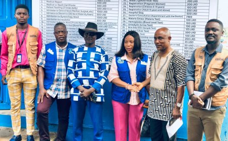 CENTAL, NIF Launch Medical Fees Posting Exercise at Kakata Health Center to Boost Transparency and Accountability